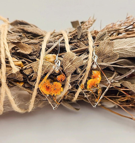 Baby's Breath Diamond Dangles