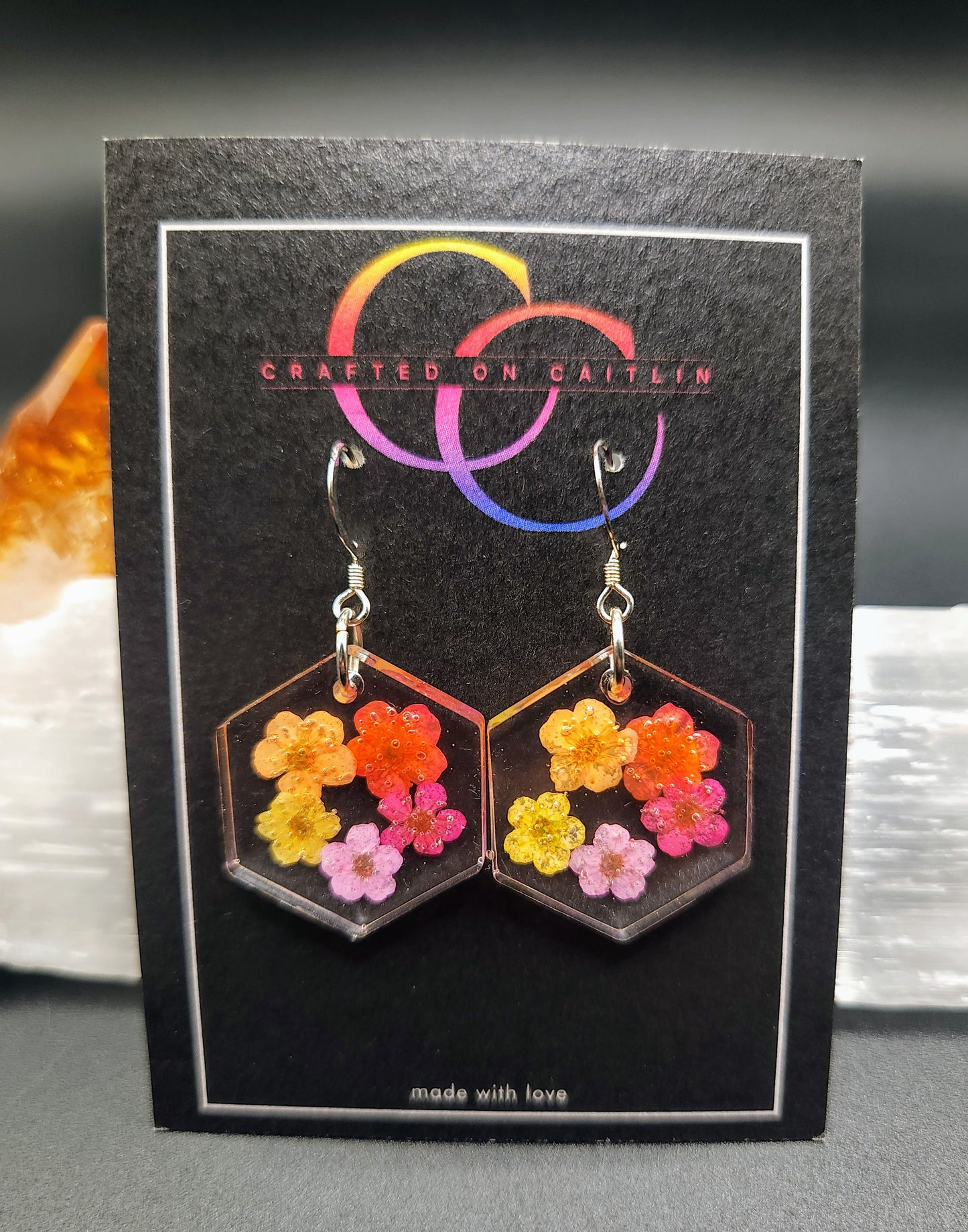 Tropical Narcissus Hex Dangles