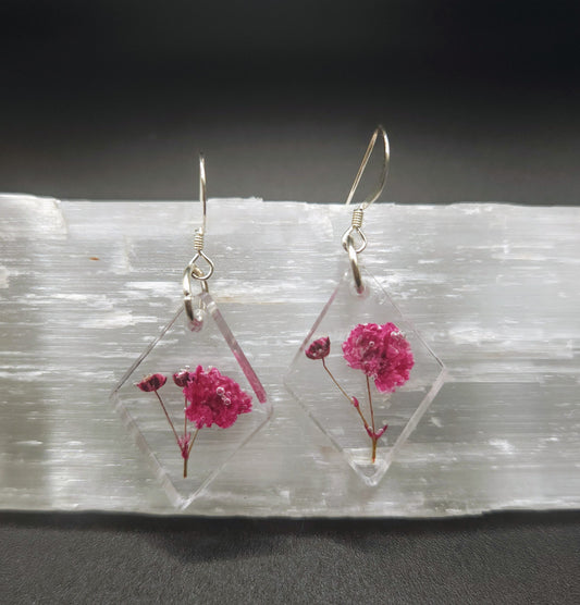 Baby's Breath Diamond Dangles