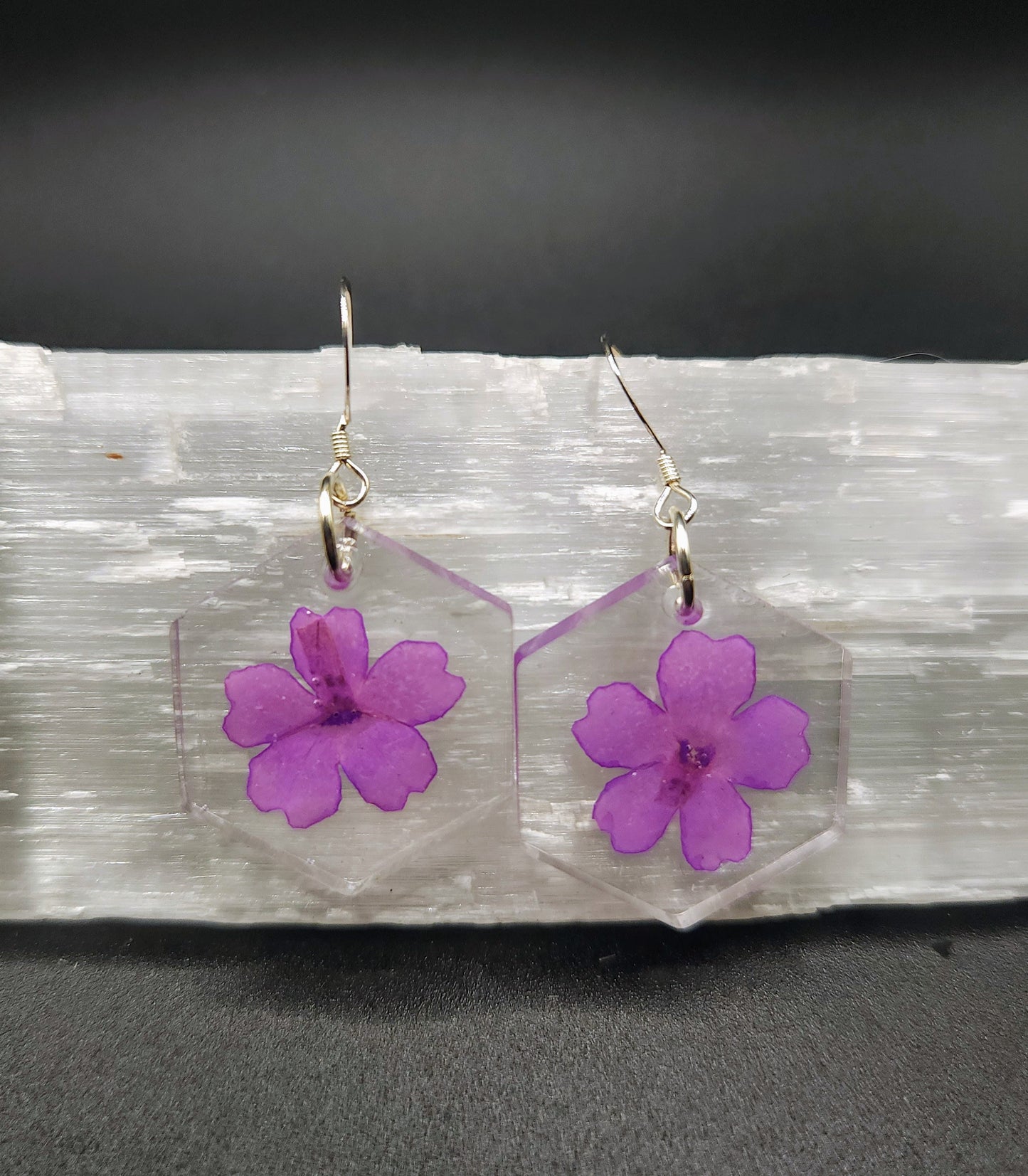 Purple Hex Verbena Dangles