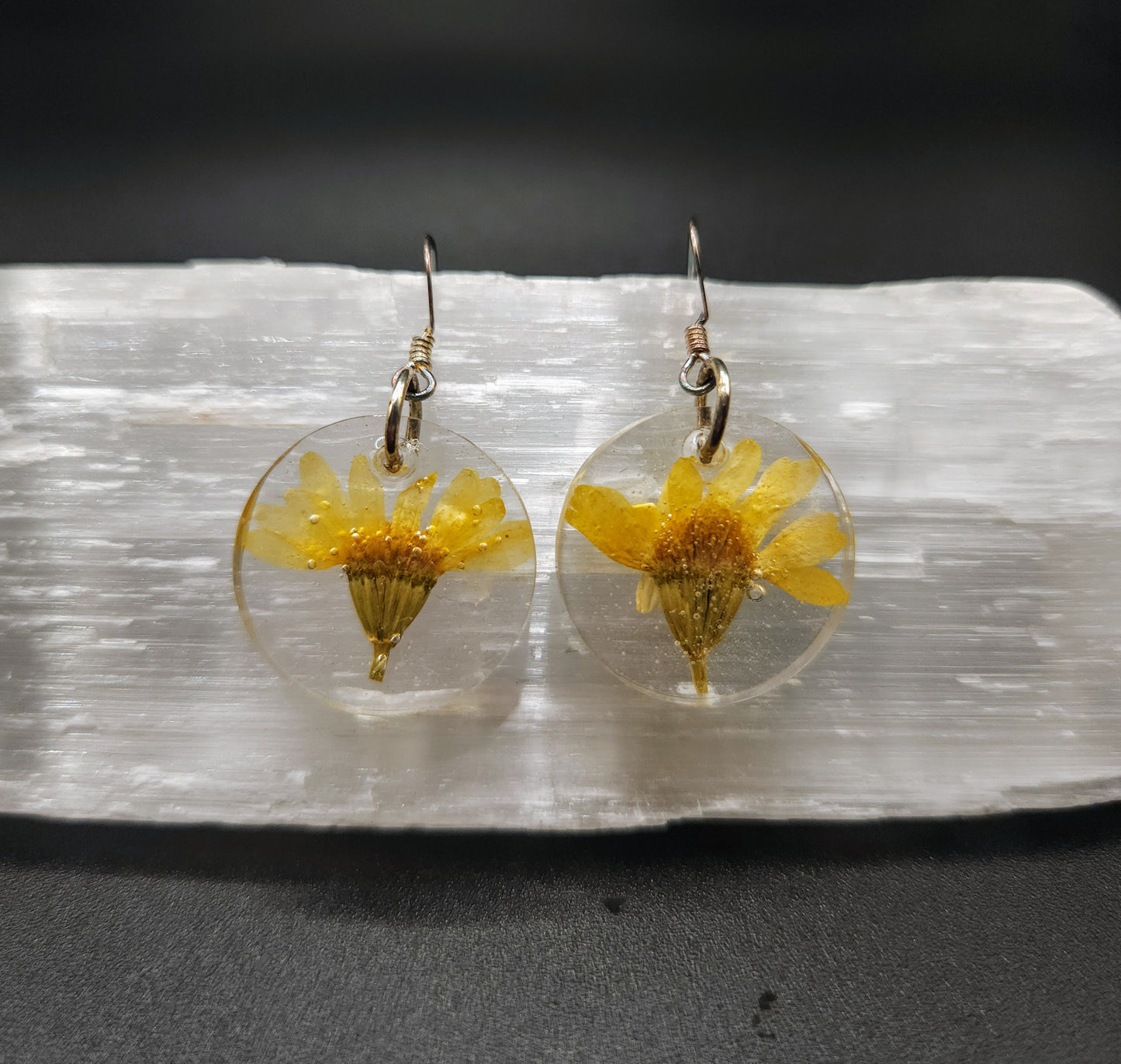 Small Yellow Daisy Dangles