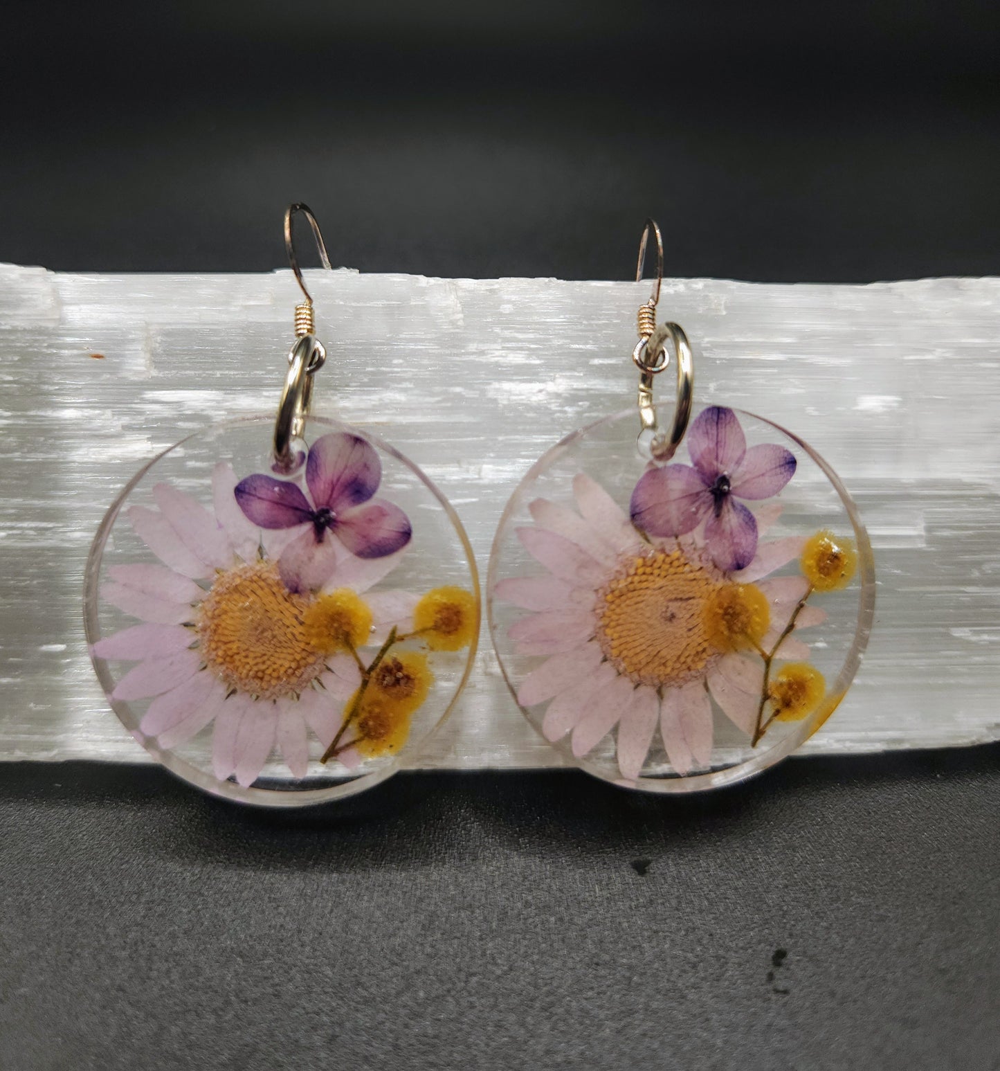 Daisy, Wattle and Hydrangea Dangles