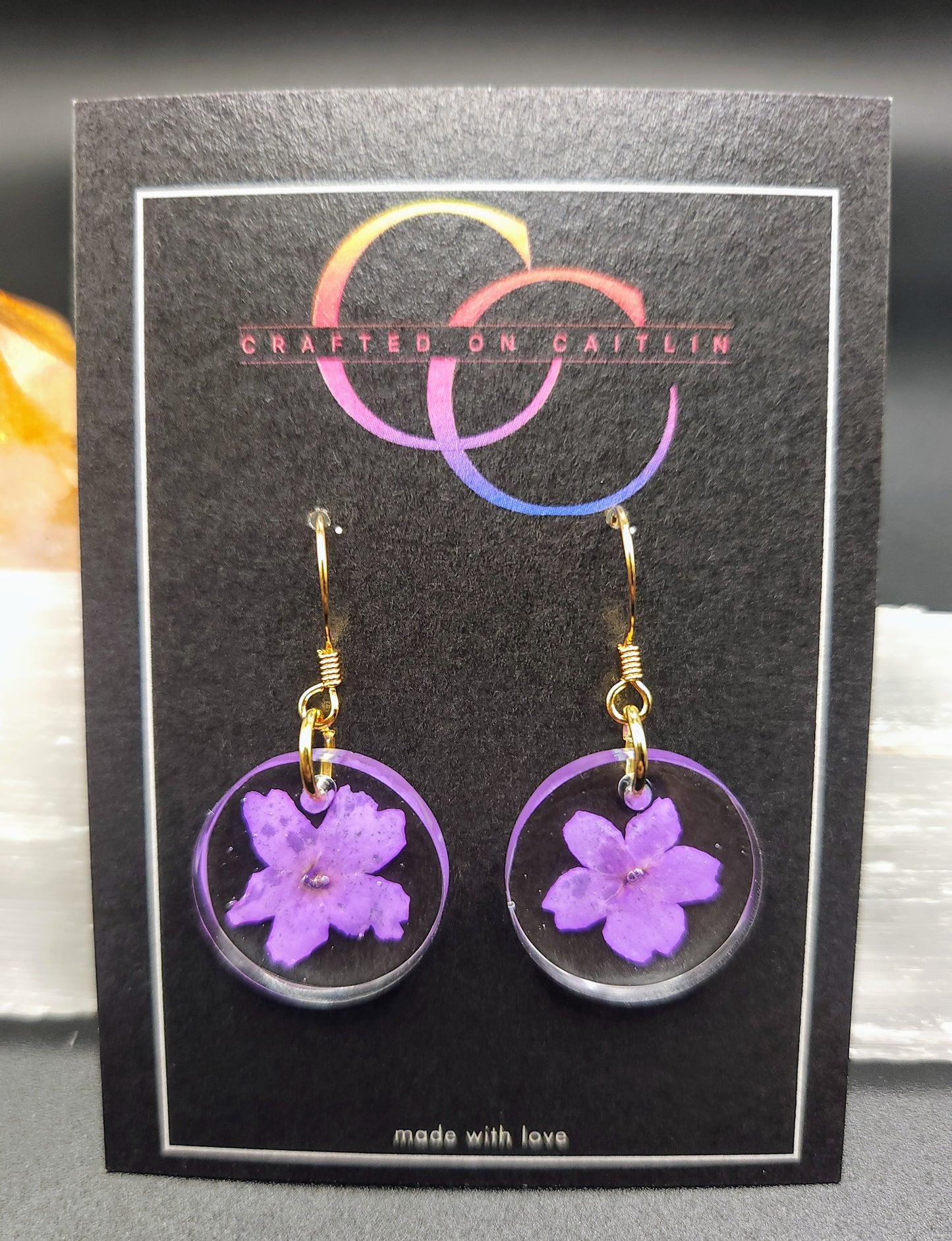 Small Purple Verbena Dangles