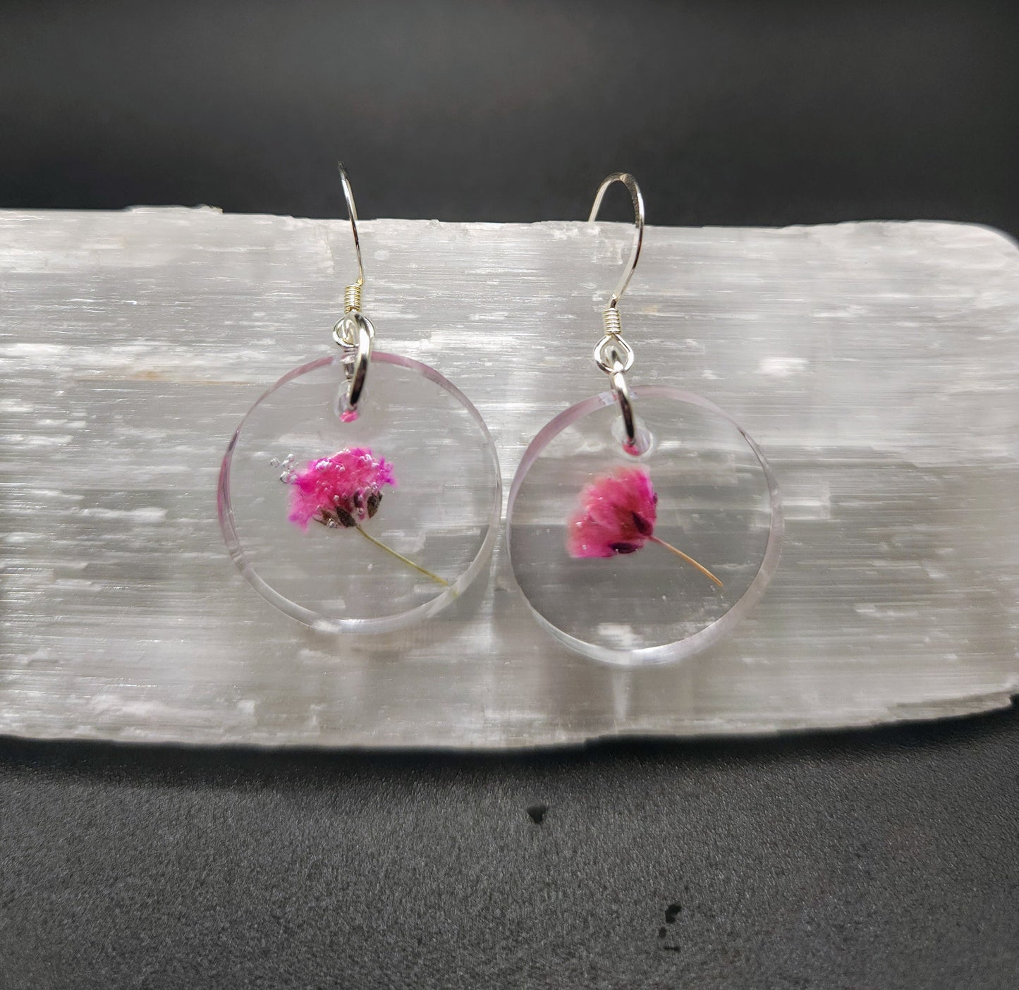 Small Pink Baby's Breath Dangles