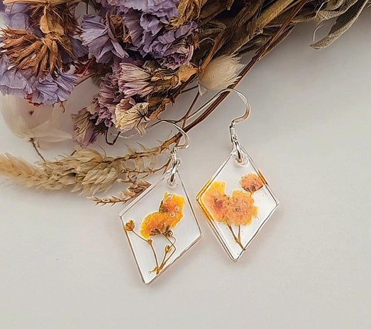 Baby's Breath Diamond Dangles