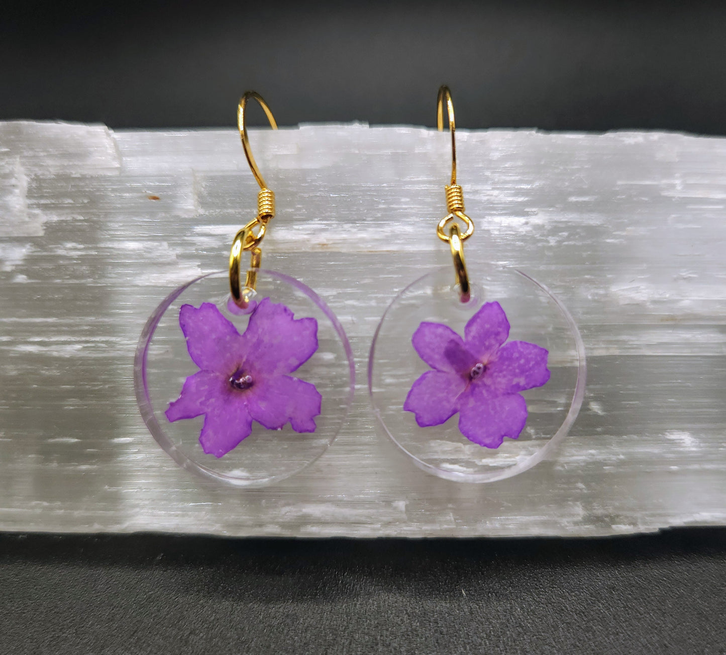 Small Purple Verbena Dangles