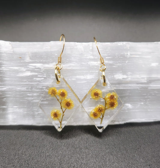 Wattle Diamond Dangles