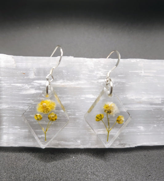 Baby's Breath Diamond Dangles